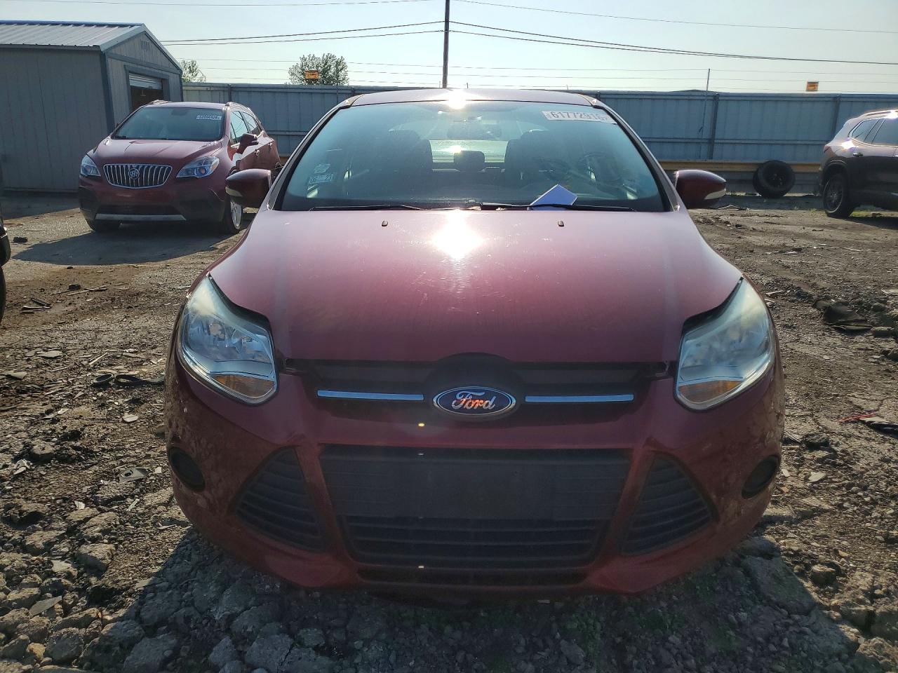 2014 Ford Focus Se Red vin: 1FADP3F21EL136382