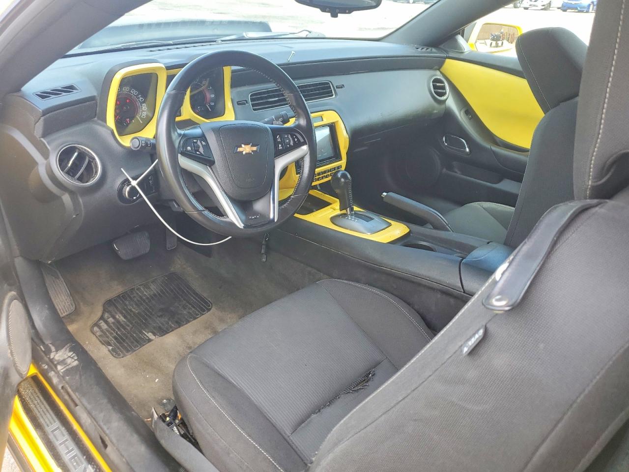 2010 Chevrolet Camaro Ss Yellow vin: 2G1FJ1EJ3A9143085