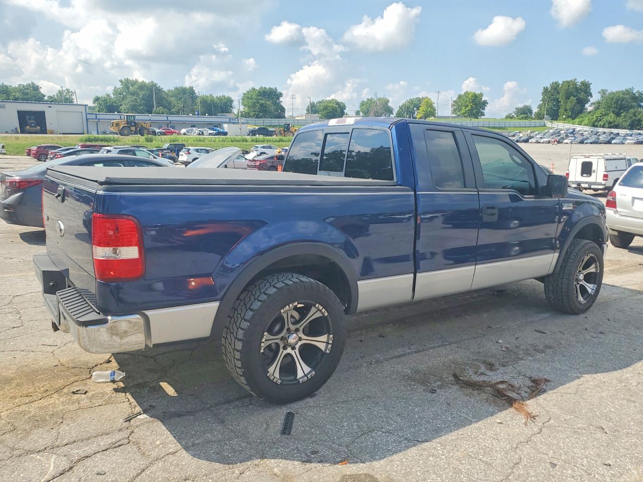 2007 Ford F150 Blue vin: 1FTPX12V17NA44952