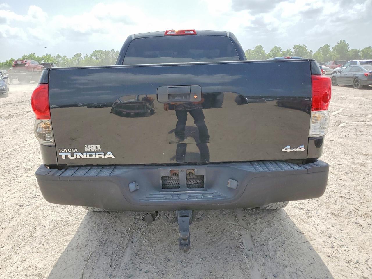 2007 Toyota Tundra Base Black vin: 5TFKT52187X001773
