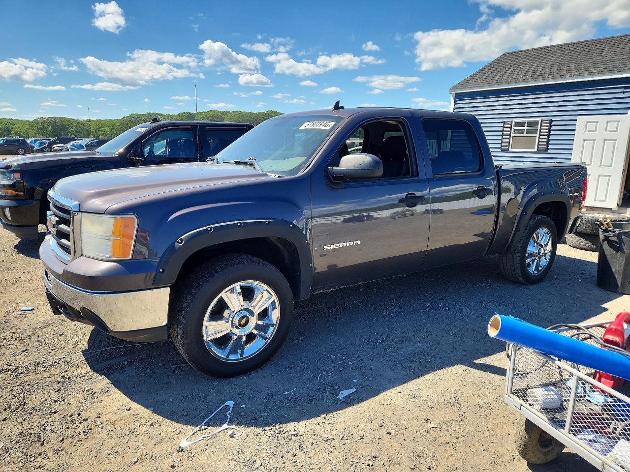 2010 Gmc Sierra K1500 Sle Gray vin: 3GTRKVE39AG137324