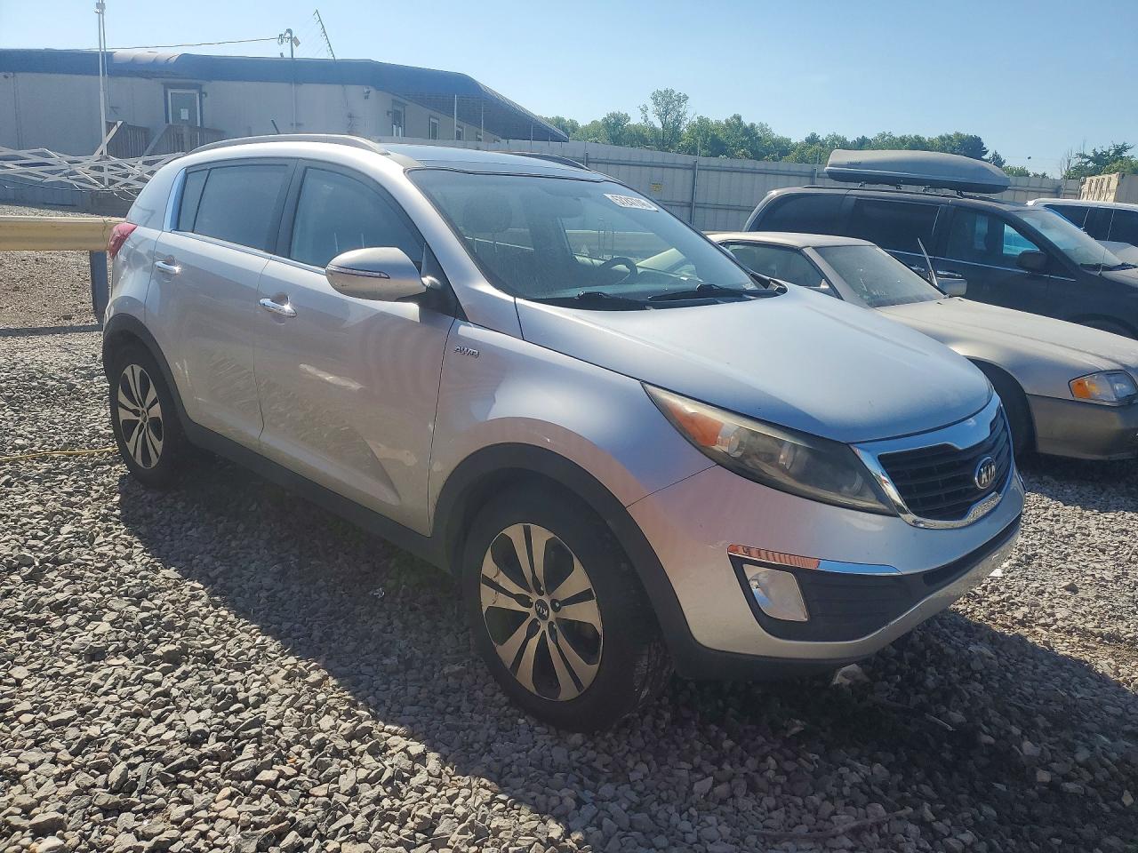 2013 Kia Sportage Ex Серебряный vin: KNDPCCA25D7438274