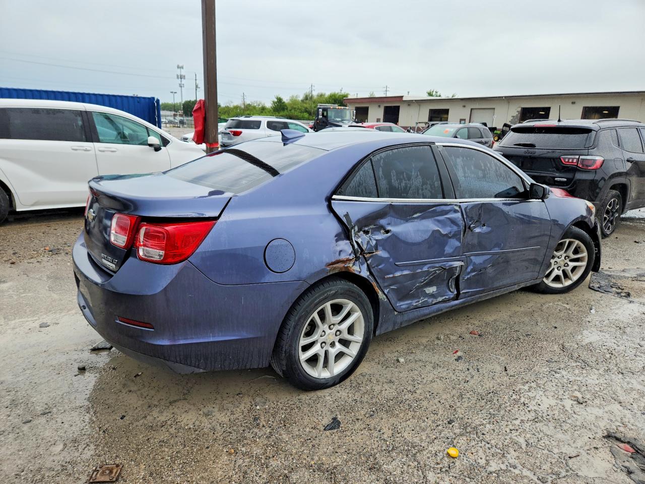 2015 Chevrolet Malibu 1lt Blue vin: 1G11C5SL2FF292412