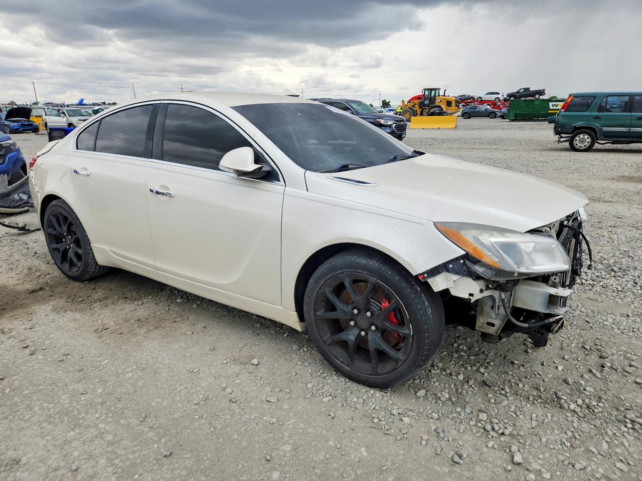 2012 Buick Regal Gs White vin: 2G4GV5GV8C9169834