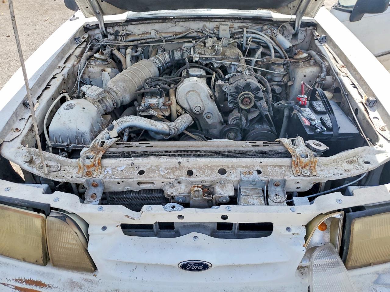 1993 Ford Mustang Lx White vin: 1FACP44M5PF111802