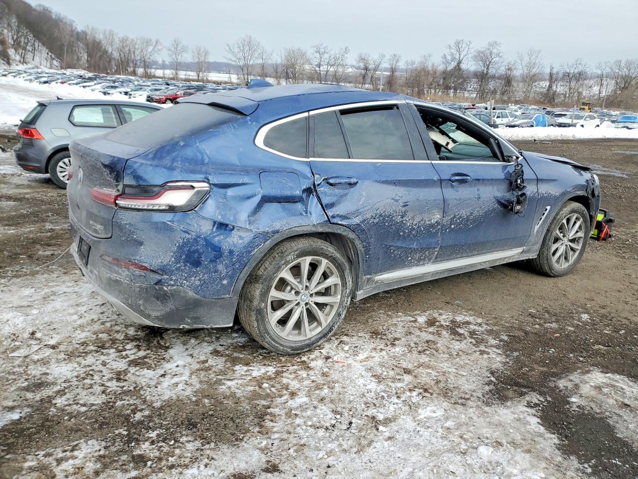 2019 Bmw X4 Xdrive30i Blue vin: 5UXUJ3C58KLA58738