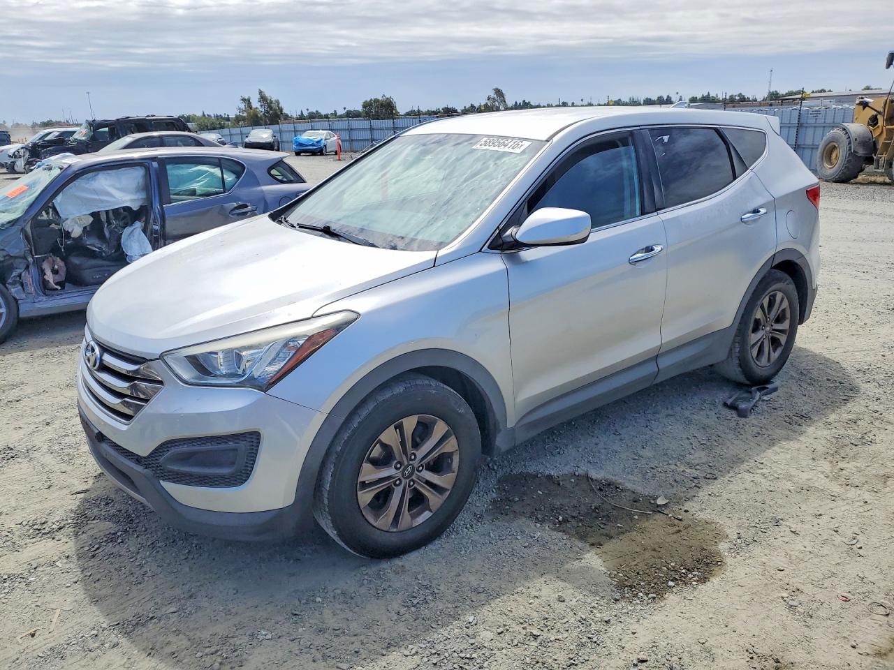 2015 Hyundai Santa Fe Sport 2.4l Silver vin: 5XYZT3LB1FG265543