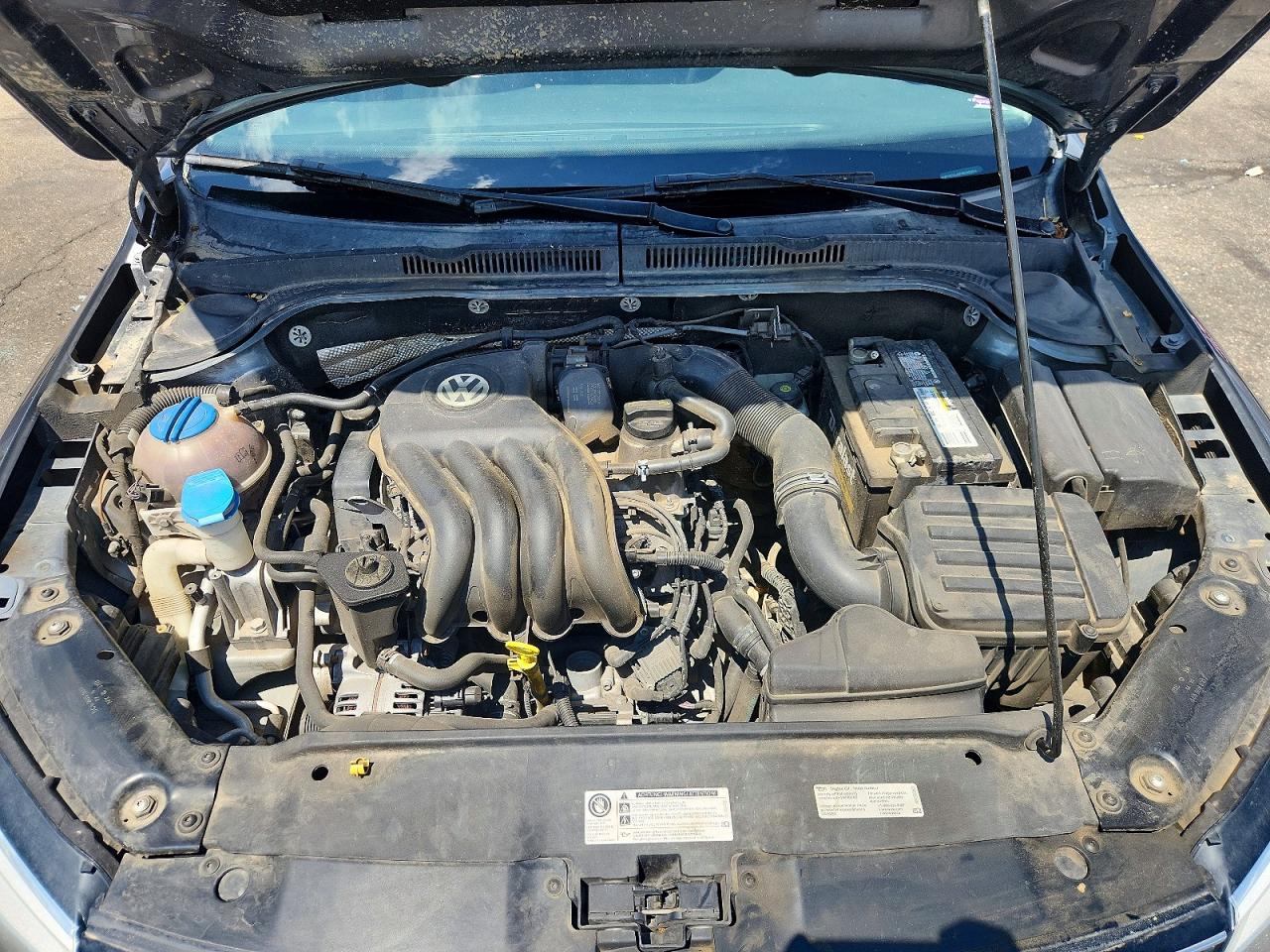 2015 Volkswagen Jetta Base Серый vin: 3VW1K7AJ6FM348094