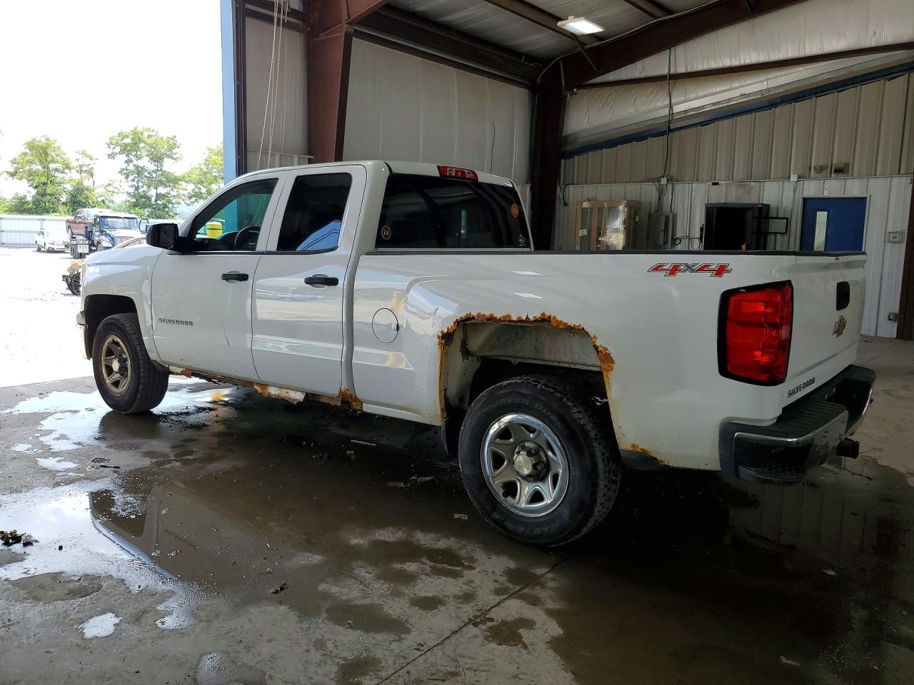 2014 Chevrolet Silverado K1500 White vin: 1GCVKPEH3EZ294441