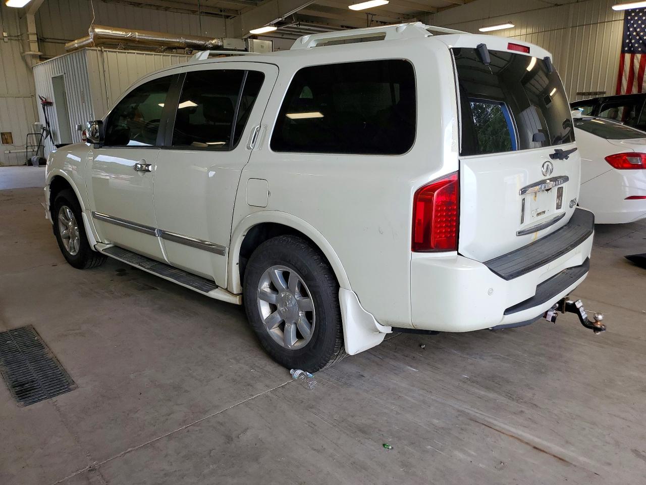 2005 Infiniti Qx56 Base White vin: 5N3AA08CX5N812922