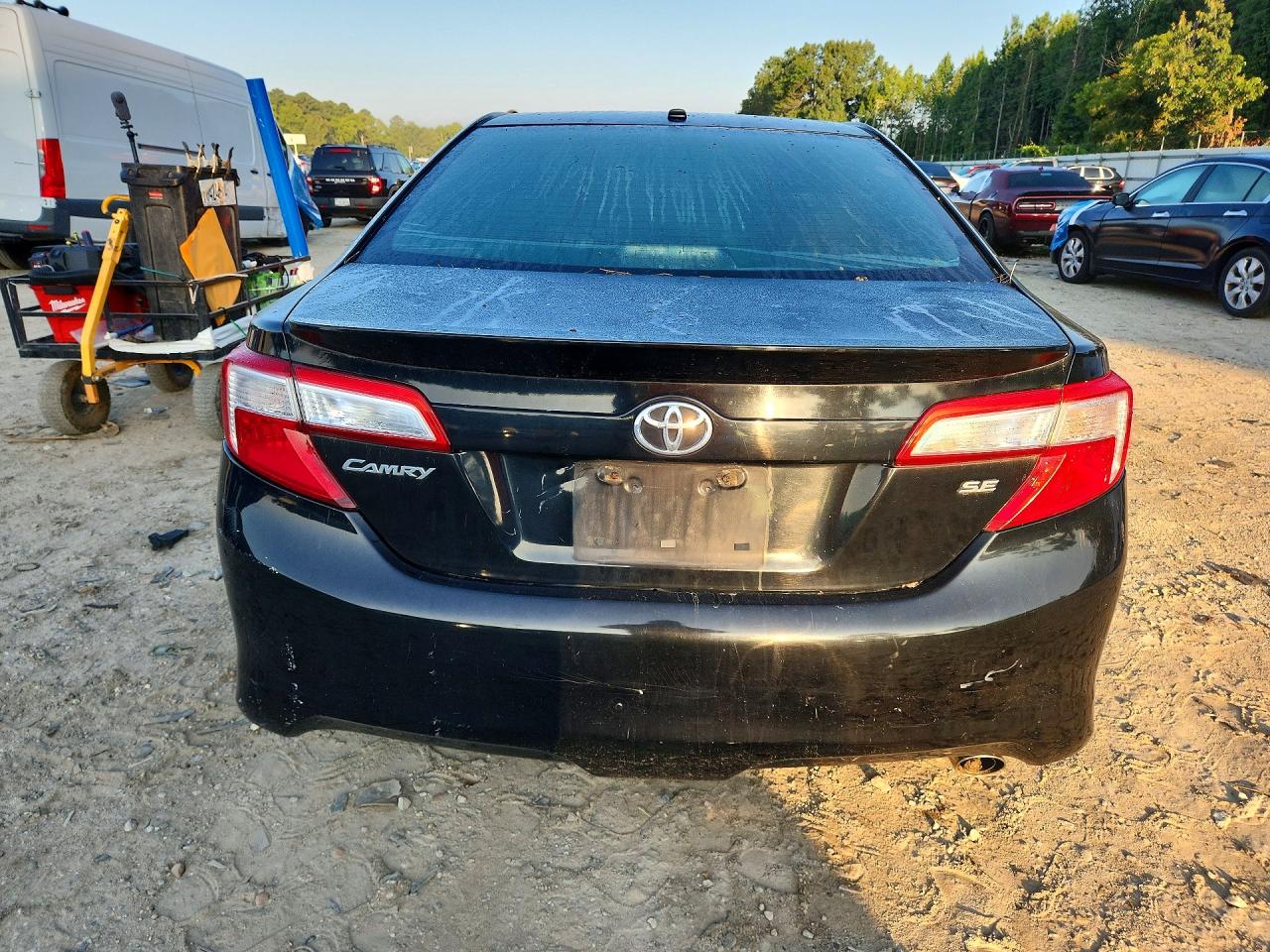 2012 Toyota Camry Se Black vin: 4T1BF1FK5CU056899