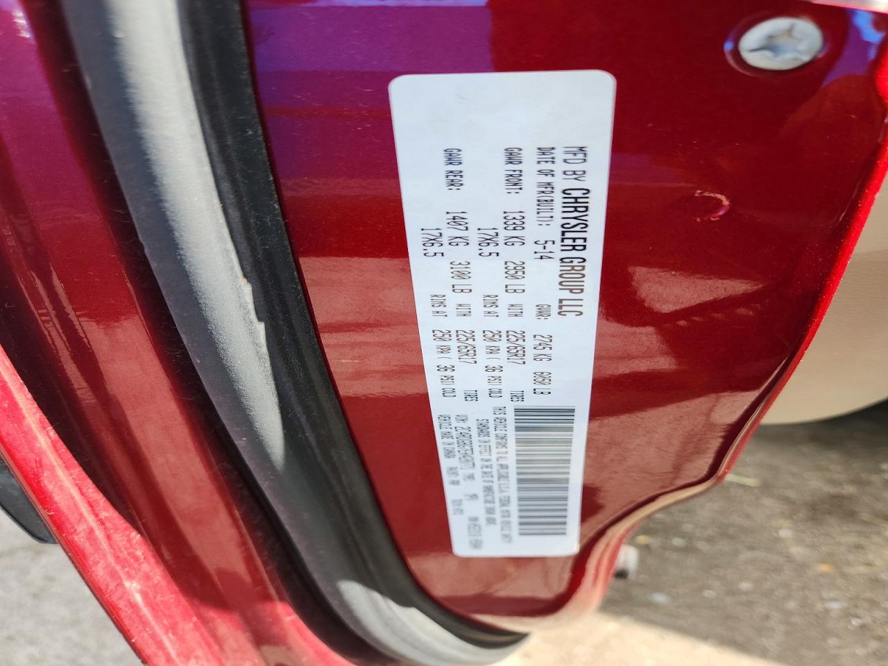 2014 Dodge Grand Caravan Se Maroon vin: 2C4RDGBG7ER420771