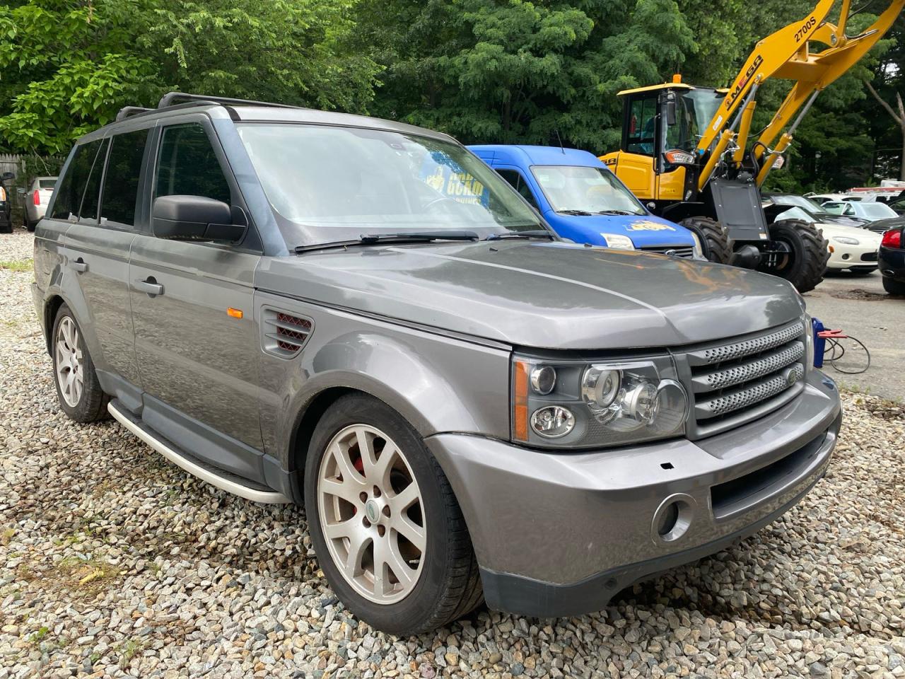 2007 Land Rover Range Rover Sport Hse Gray vin: SALSK25487A988846