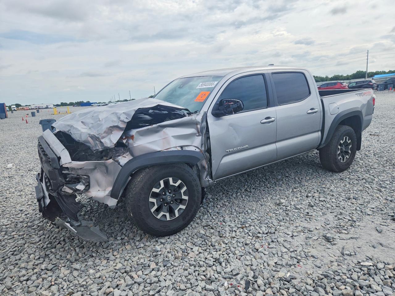 2021 Toyota Tacoma Trd Off-road Серебряный vin: 3TMCZ5AN4MM391358