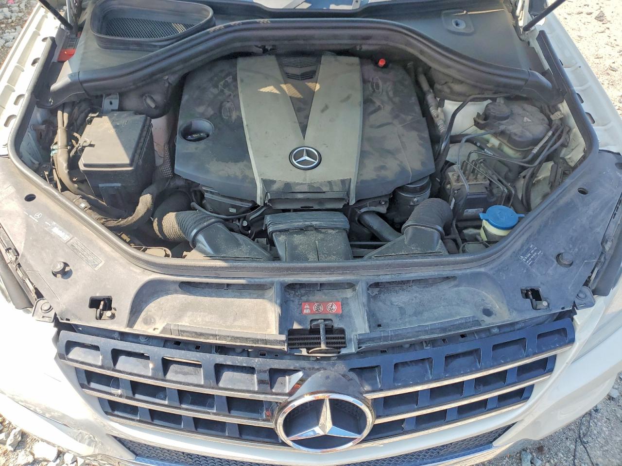 2012 Mercedes-benz Ml 350 Bluetec White vin: 4JGDA2EB7CA001886