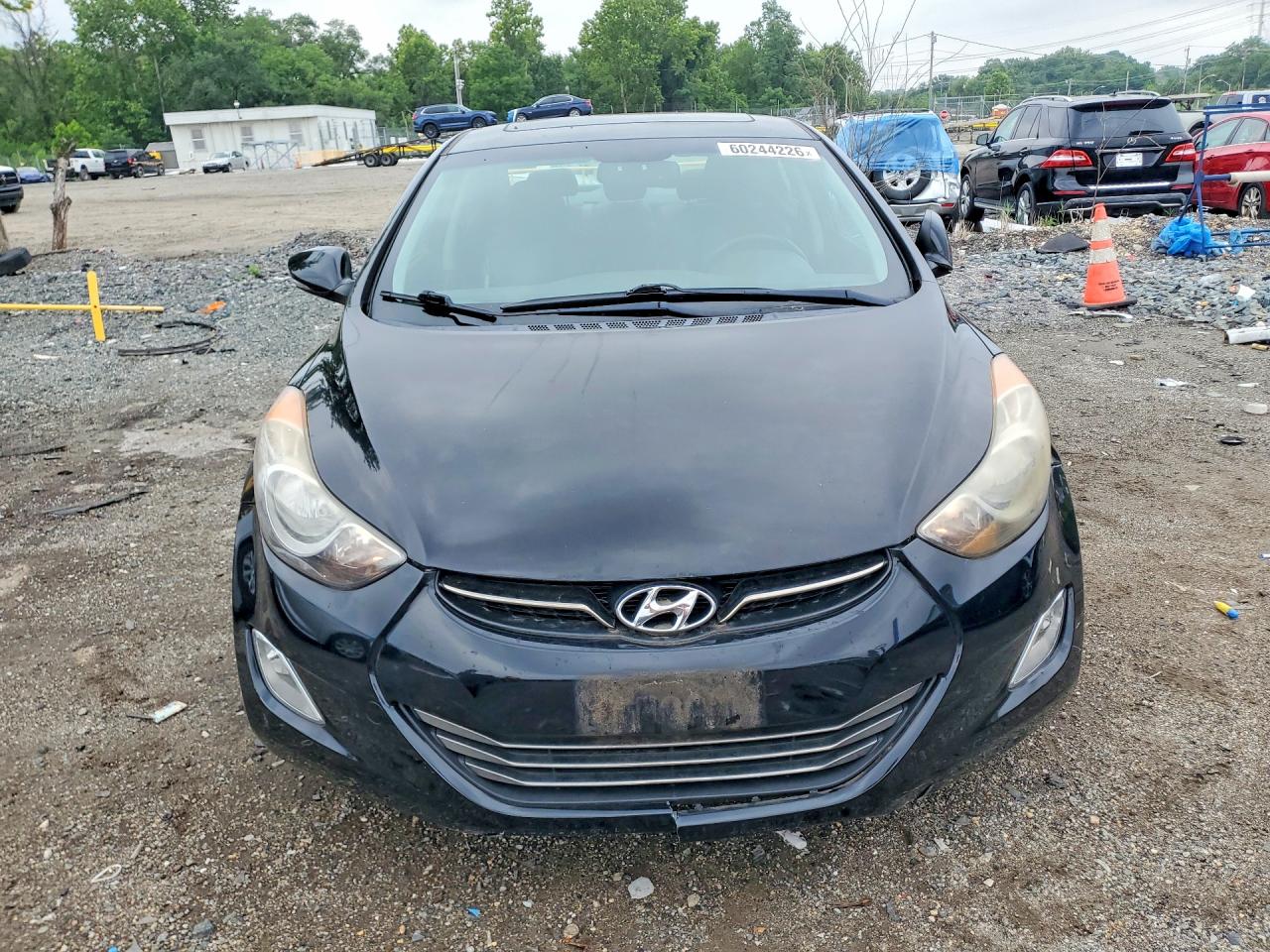 2012 Hyundai Elantra Limited Black vin: KMHDH4AE6CU273951