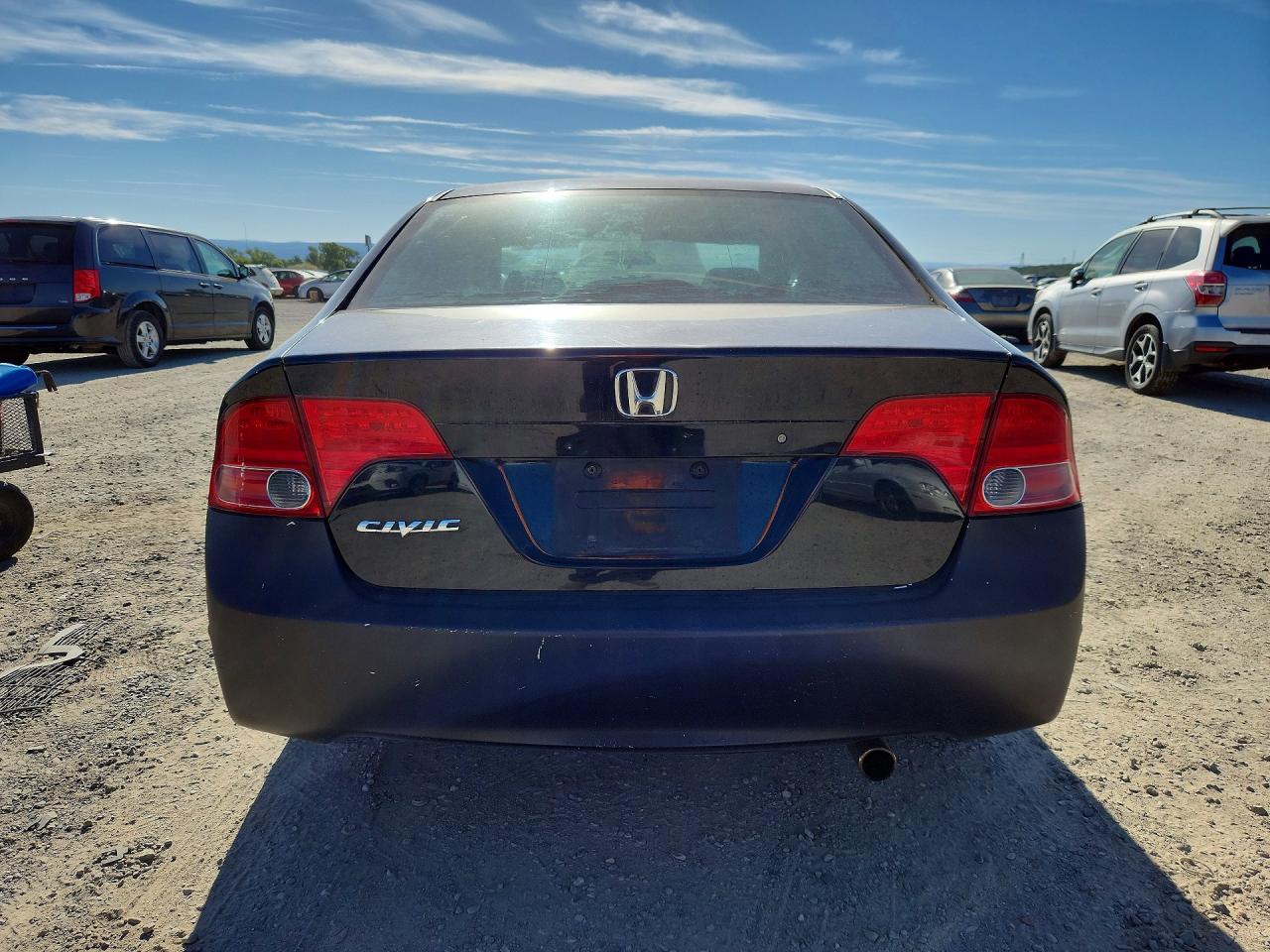 2007 Honda Civic Lx Black vin: 1HGFA16507L126952