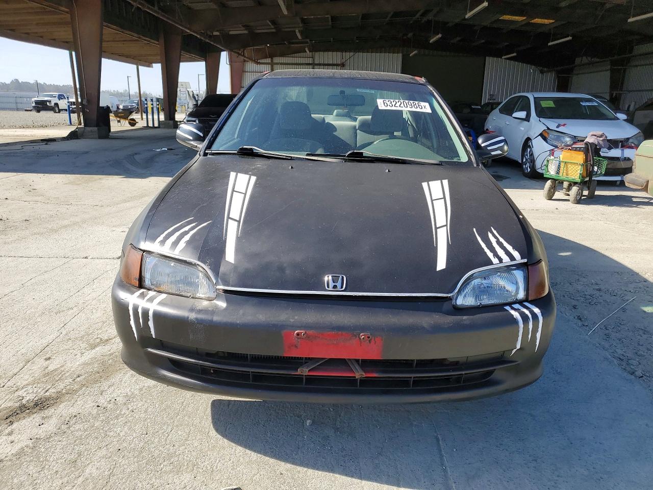 1995 Honda Civic Lx Черный vin: JHMEG865XSS030924