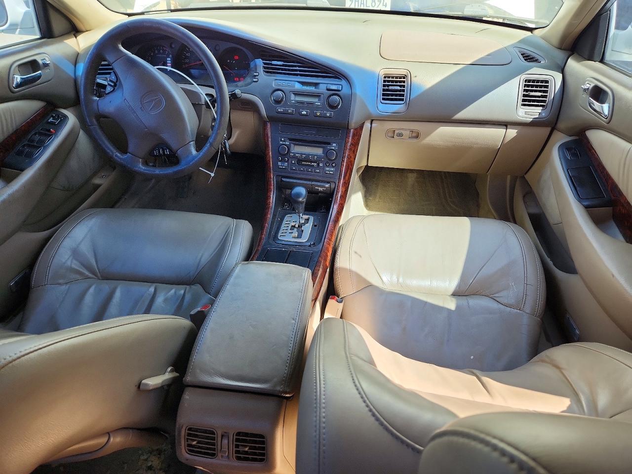 2000 Acura 3.2tl White vin: 19UUA5668YA050904