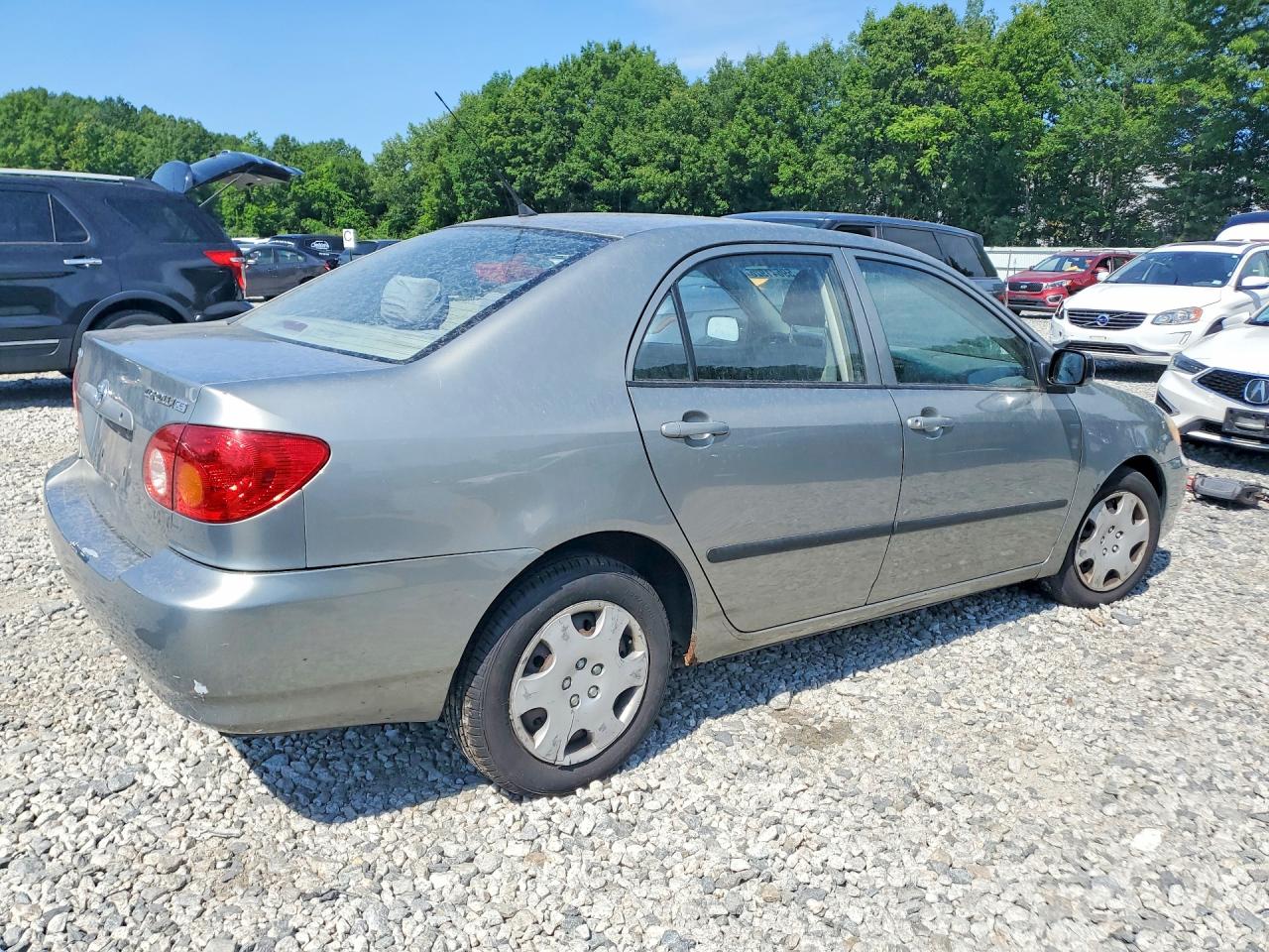 2004 Toyota Corolla Ce Green vin: JTDBR32EX42030920