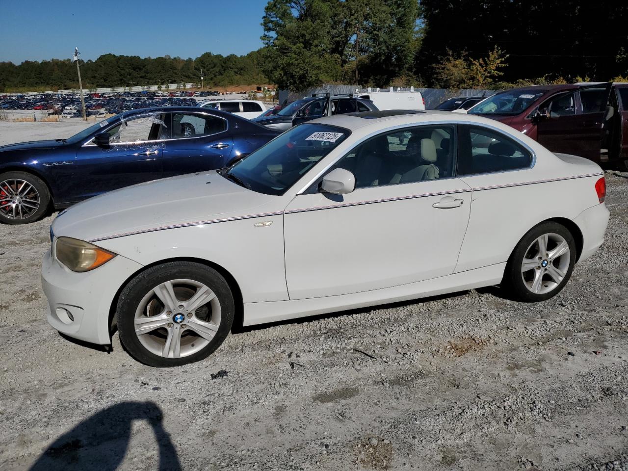 2012 Bmw 128 I Белый vin: WBAUP7C59CVP22813