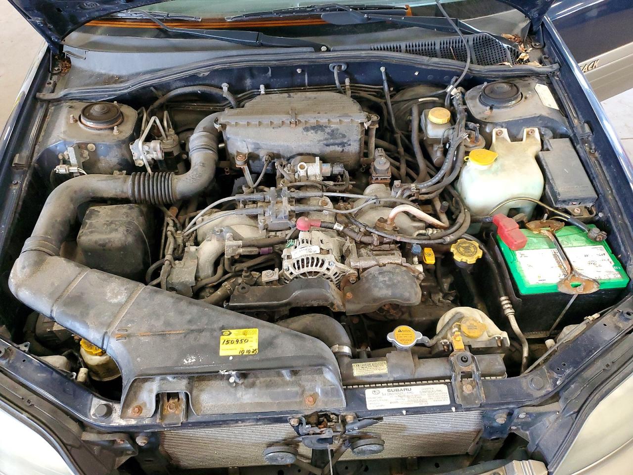 2003 Subaru Legacy Outback Awp Blue vin: 4S3BH675937617463