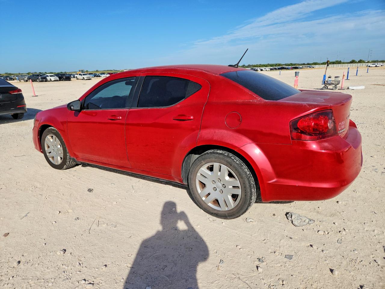 2014 Dodge Avenger Se Красный vin: 1C3CDZAG3EN219860