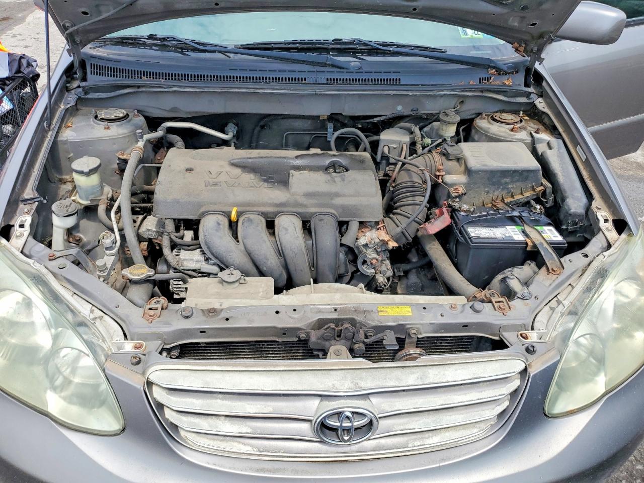 2003 Toyota Corolla S Silver vin: 1NXBR32EX3Z061387