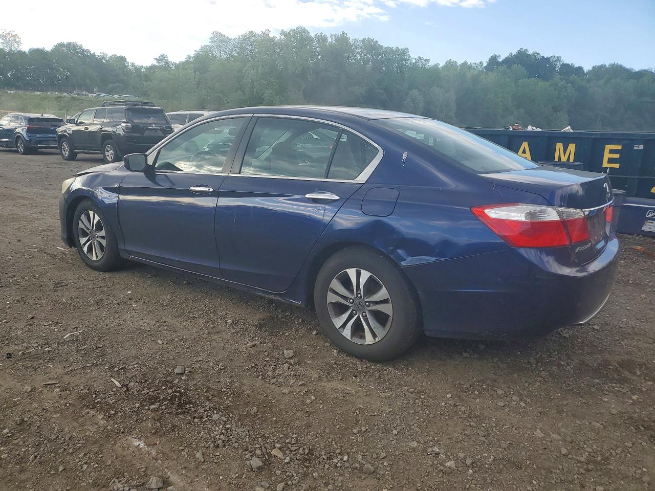 2013 Honda Accord Lx Blue vin: 1HGCR2F3XDA140770