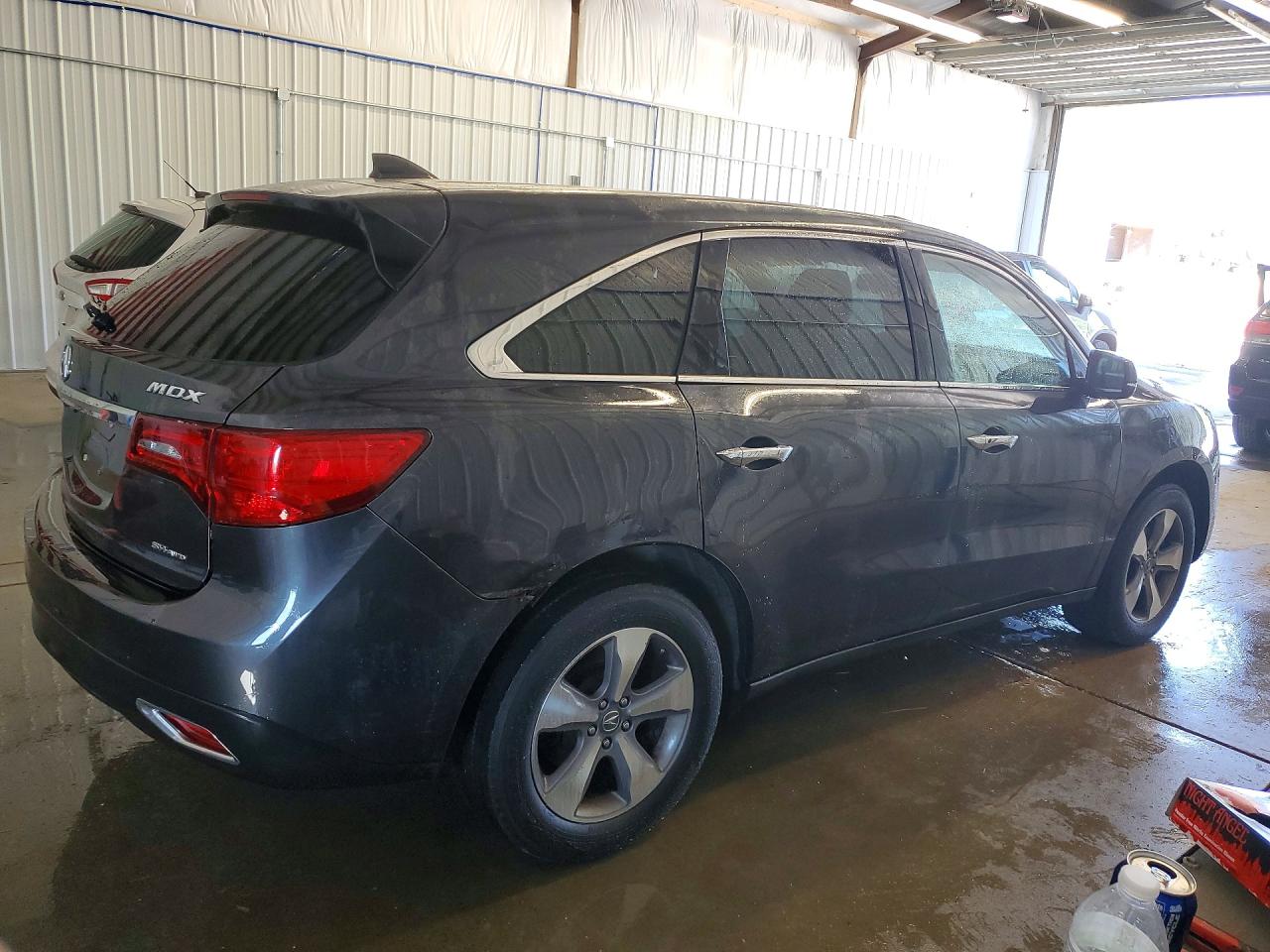 2014 Acura Mdx Gray vin: 5FRYD4H26EB016442