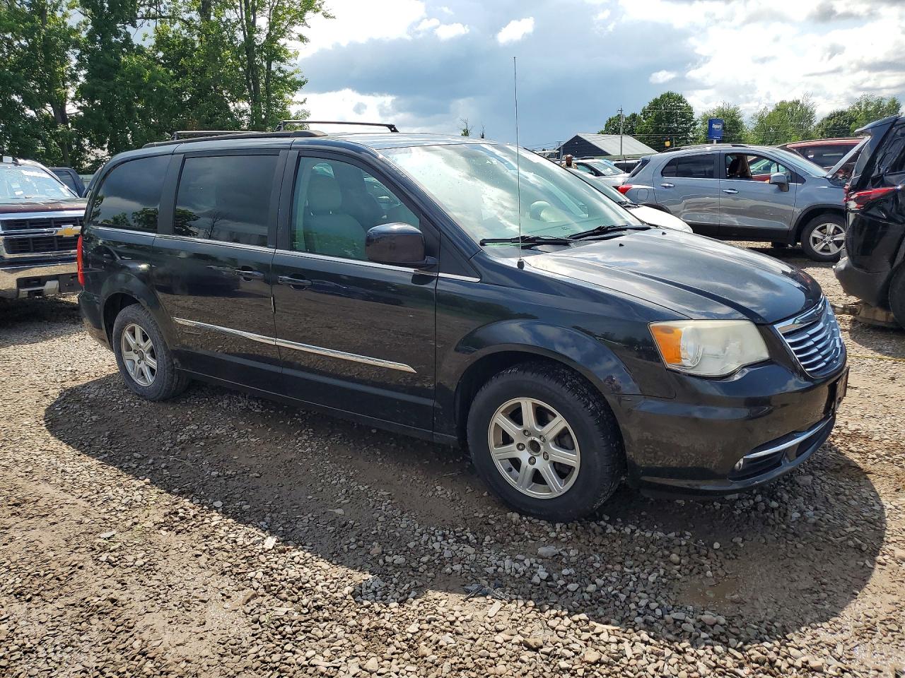 2013 Chrysler Town & Country Touring Черный vin: 2C4RC1BG0DR576858