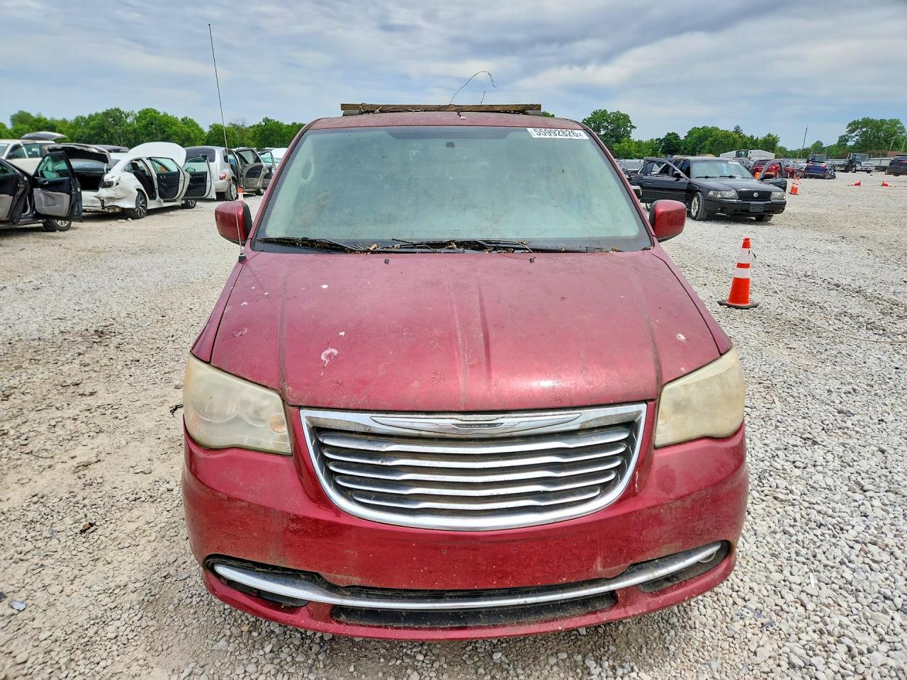 2013 Chrysler Town & Country Touring Red vin: 2C4RC1BGXDR566466