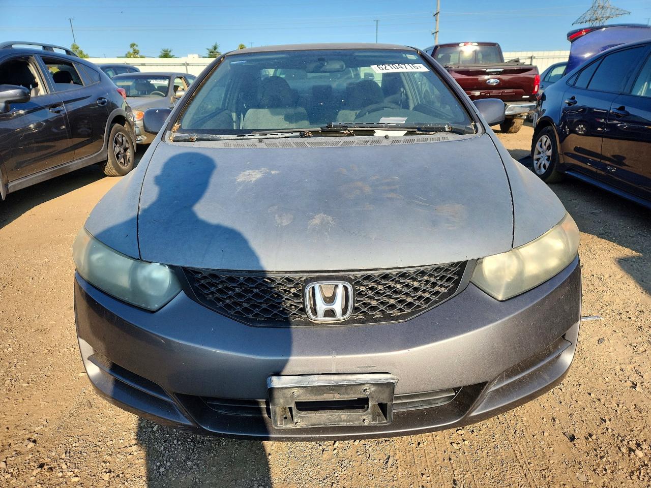 2009 Honda Civic Lx Gray vin: 2HGFG12609H510159