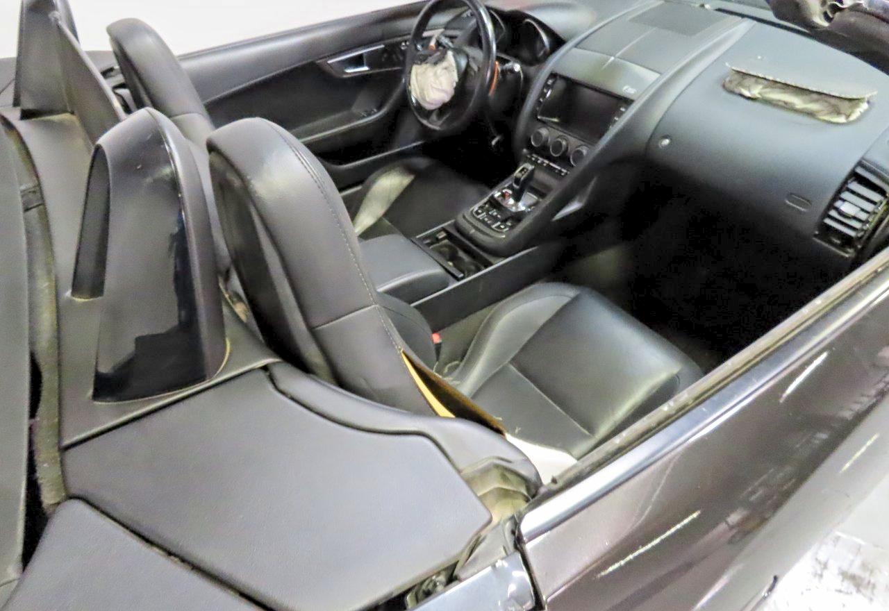 2014 Jaguar F-type V8 S Gray vin: SAJWA6GL6EMK07553