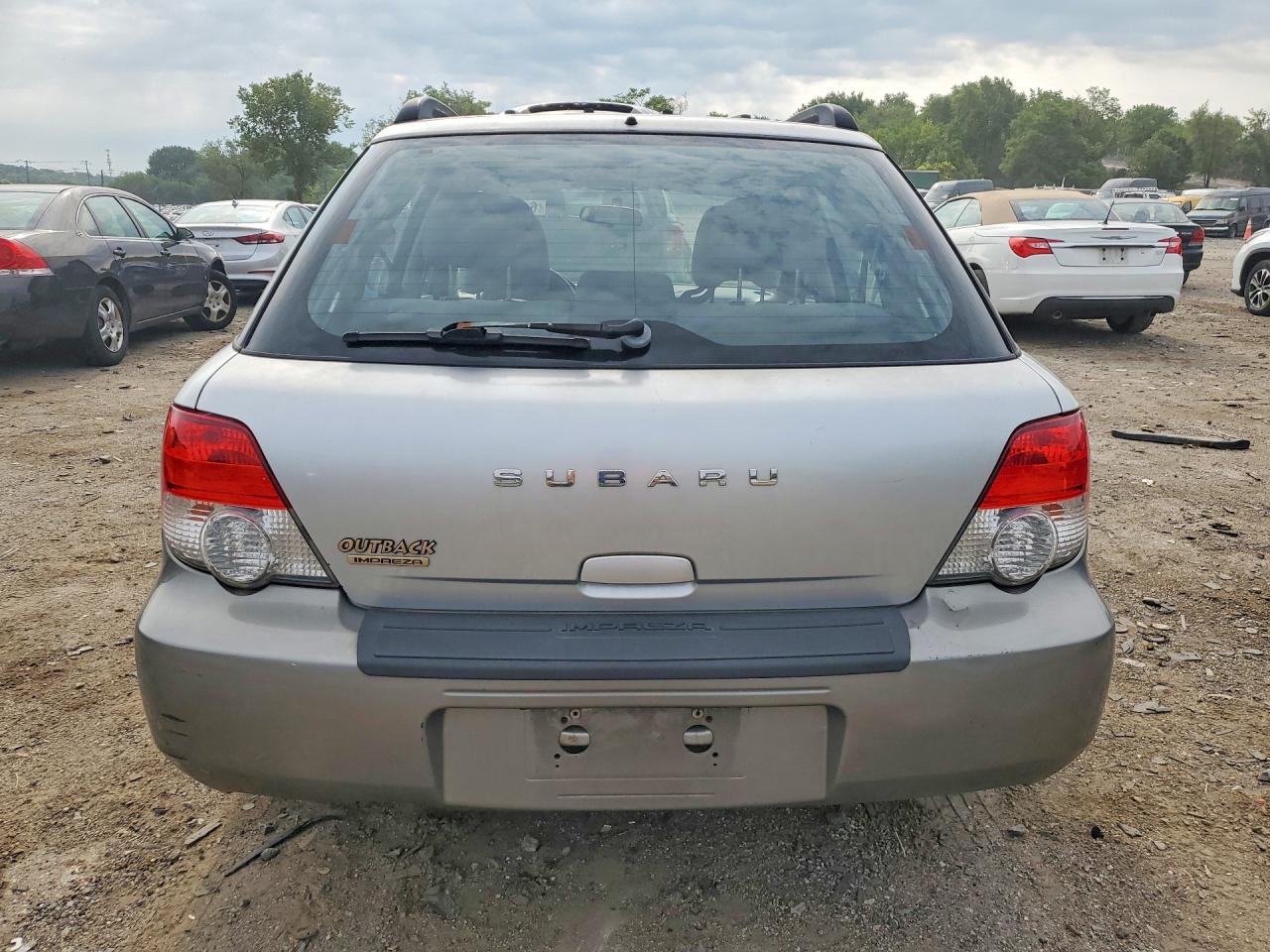 2004 Subaru Impreza Outback Sport Silver vin: JF1GG68584G820049