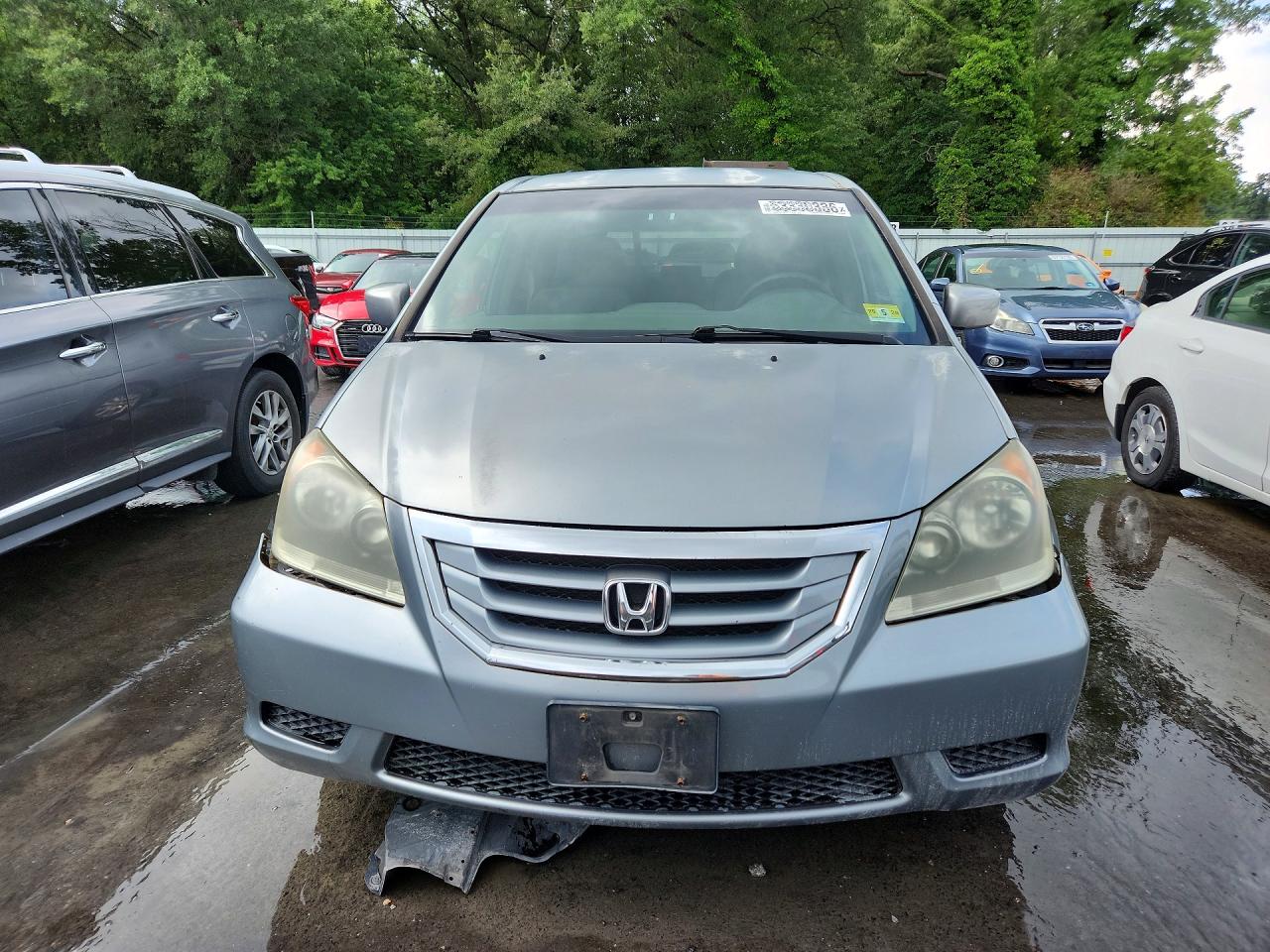 2009 Honda Odyssey Ex Blue vin: 5FNRL38439B054950