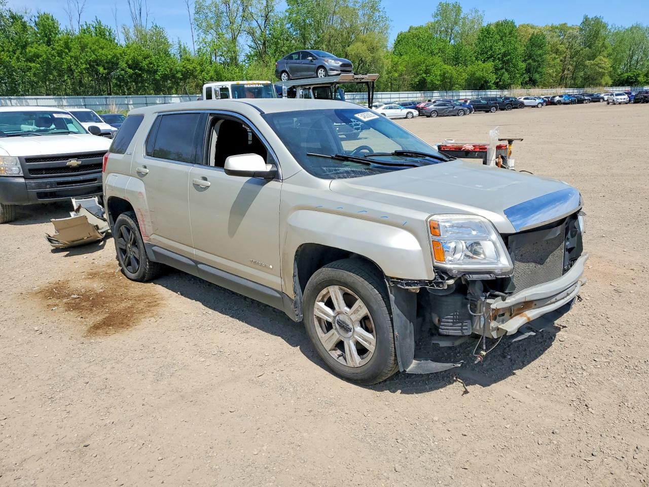 2015 Gmc Terrain Sle Gray vin: 2GKFLVEK4F6416775