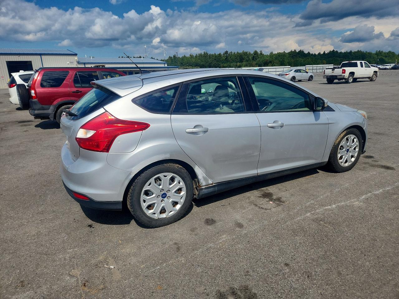 2012 Ford Focus Se Silver vin: 1FAHP3K22CL149324