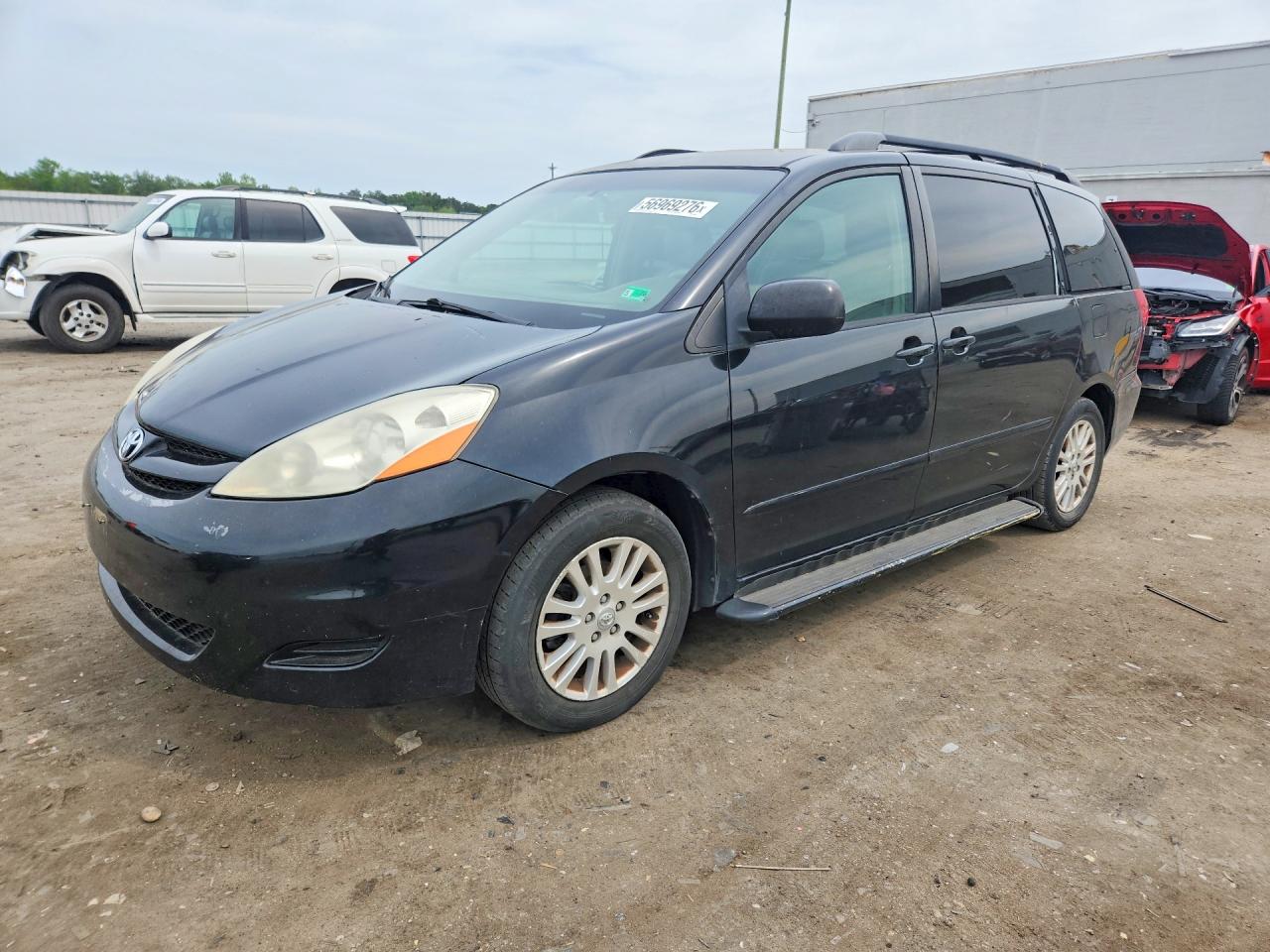 2008 Toyota Sienna Le 8-passenger Black vin: 5TDZK23C08S193486