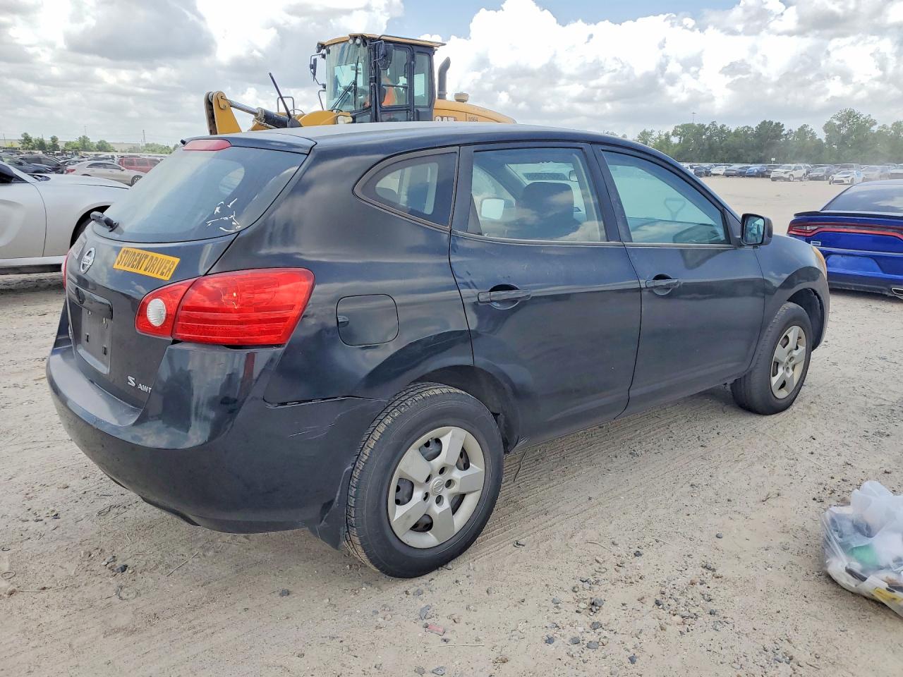2009 Nissan Rogue S Black vin: JN8AS58V79W449010