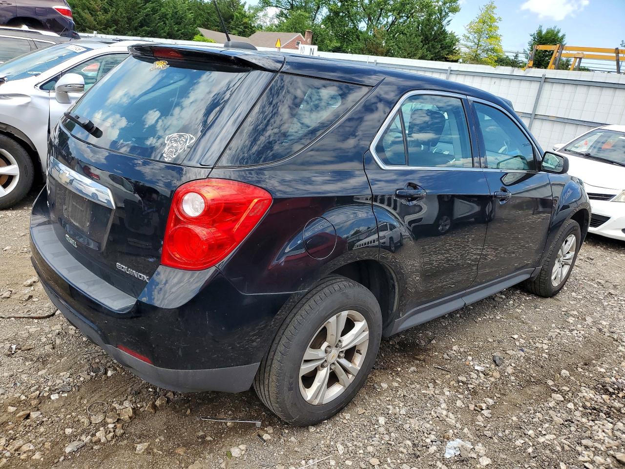 2015 Chevrolet Equinox Ls Black vin: 2GNFLEEK9F6183348