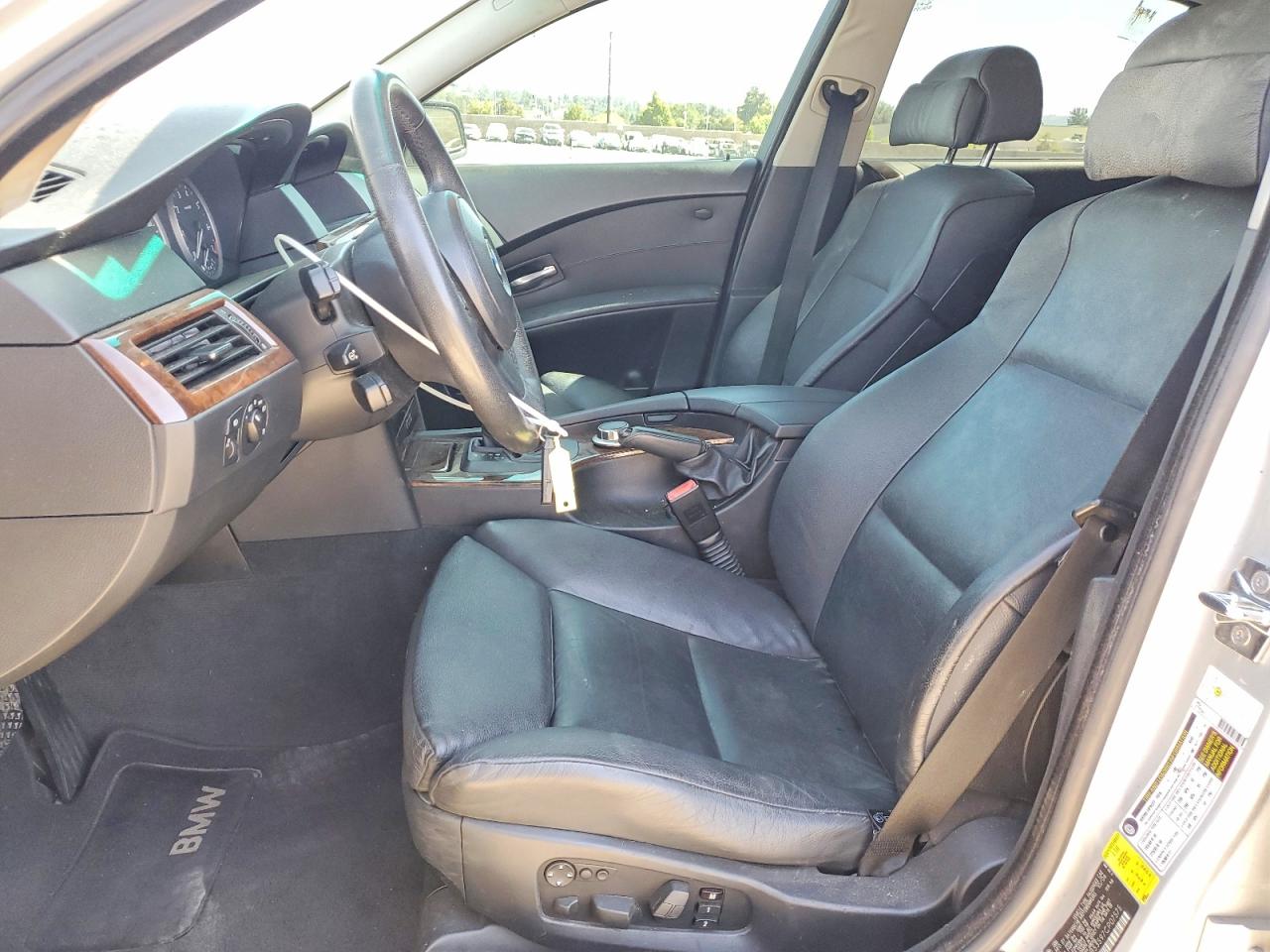 2007 Bmw 550 I Silver vin: WBANB53597CP07575