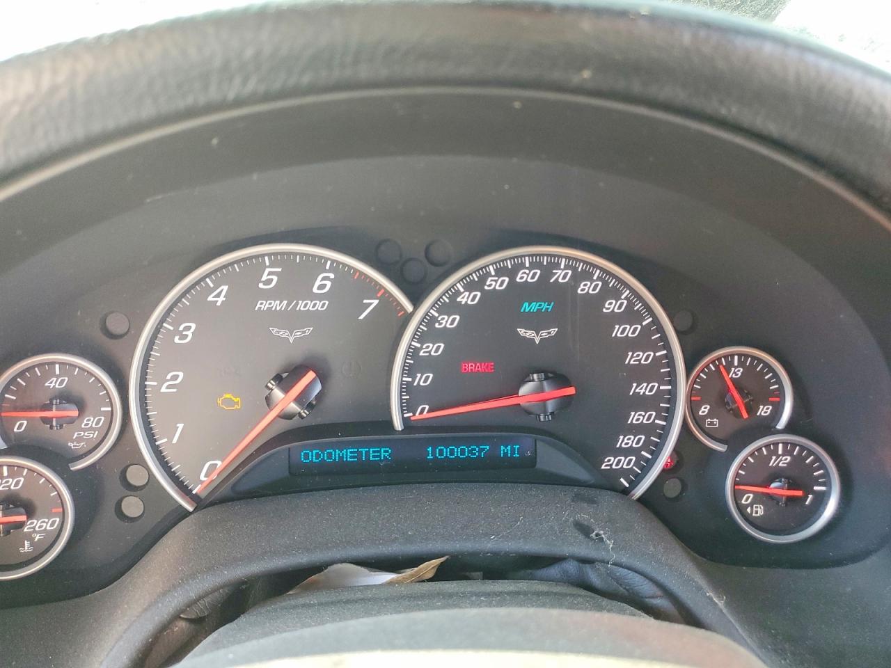 2008 Chevrolet Corvette Silver vin: 1G1YY26W985100138