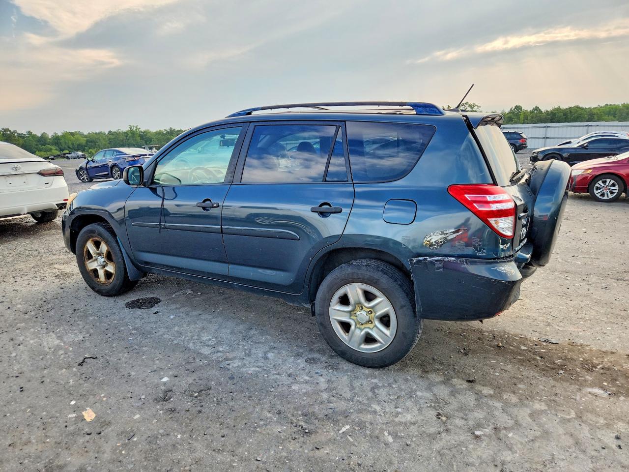 2010 Toyota Rav4 Base Blue vin: JTMBF4DV4AD027877