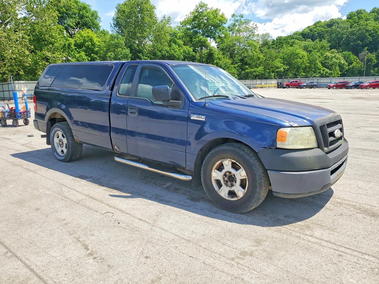 2007 Ford F150 Blue vin: 1FTRF12247NA48222