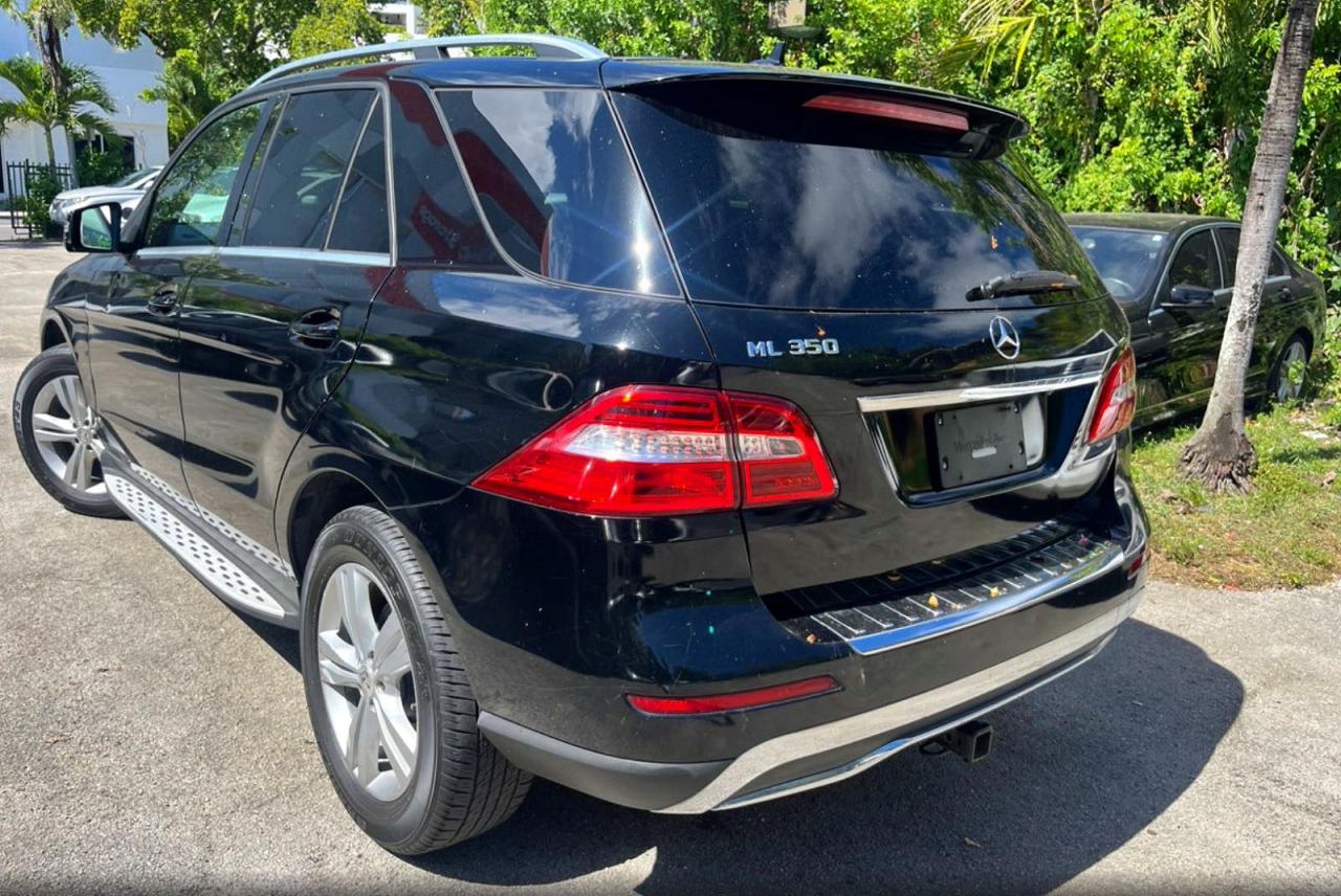 2015 Mercedes-benz Ml 350 Черный vin: 4JGDA5JB7FA557255