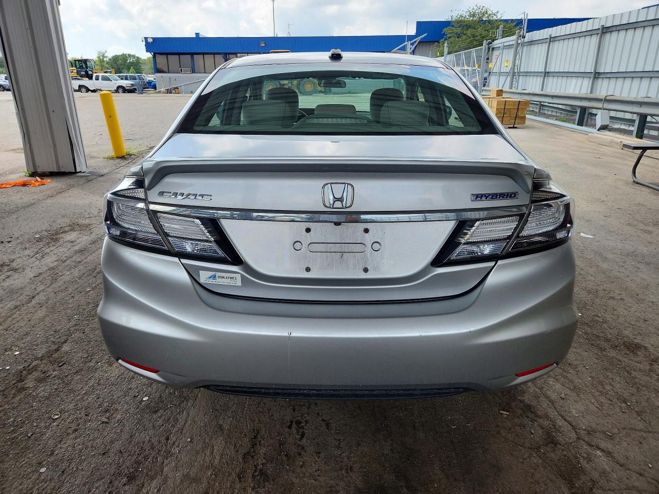 2013 Honda Civic Hybrid Silver vin: 19XFB4F25DE003154