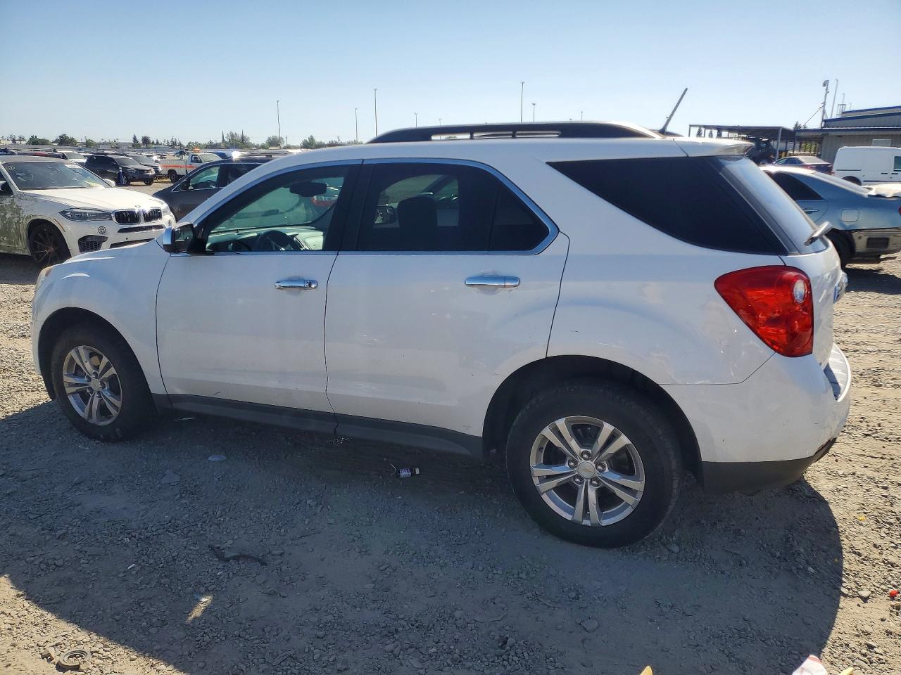 2013 Chevrolet Equinox Lt White vin: 2GNFLNEK0D6389090