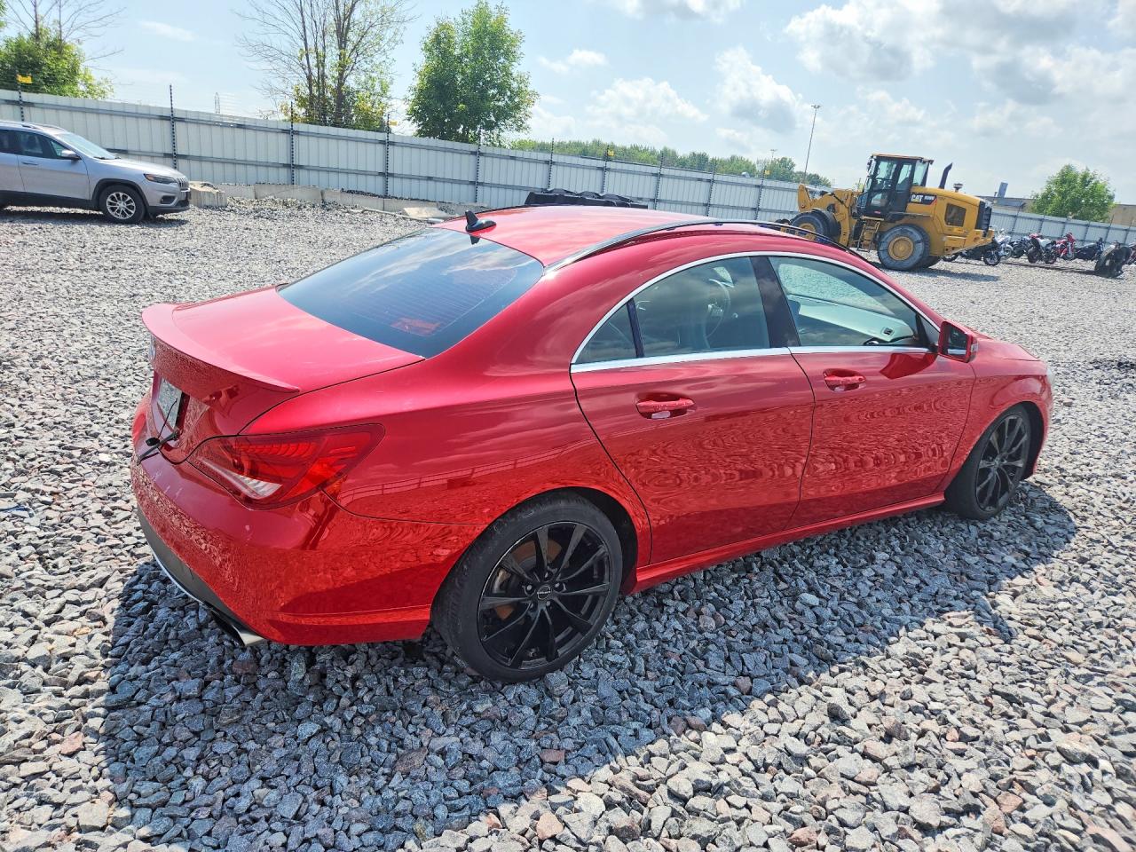 2014 Mercedes-benz Cla 250 4matic Red vin: WDDSJ4GB8EN120097