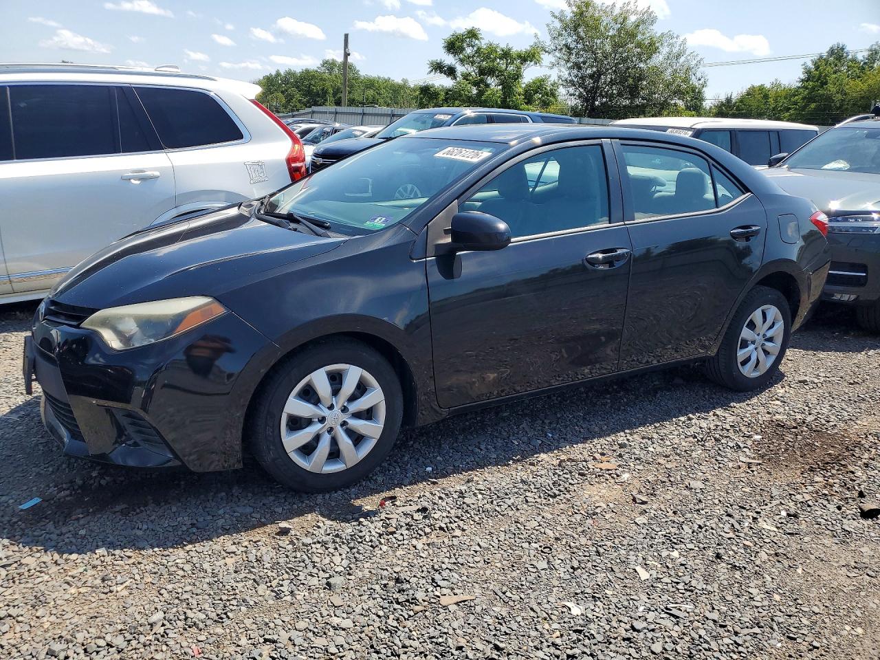 2014 Toyota Corolla Le Black vin: 2T1BURHEXEC009836